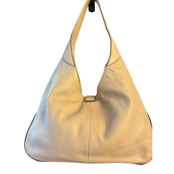 G.I.L.I. Classic Pebble Leather Hobo Verona TUSCAN ROSE Hobo Bag - Picture 4 of 12